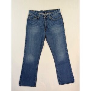 Polo Ralph Lauren Mens Y2K Bootcut Jeans Blue Denim Size 32x30 Medium Wash